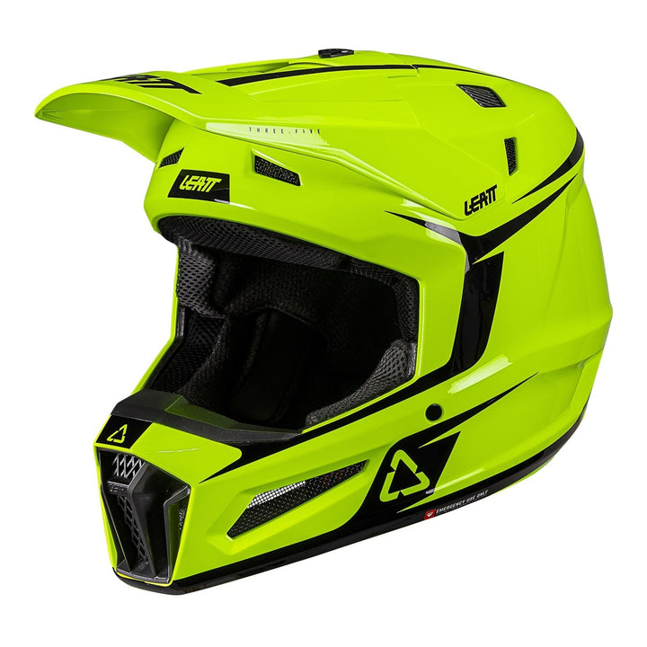 Leatt 2026 3.5 Junior Helmet Kit - Neon Yellow