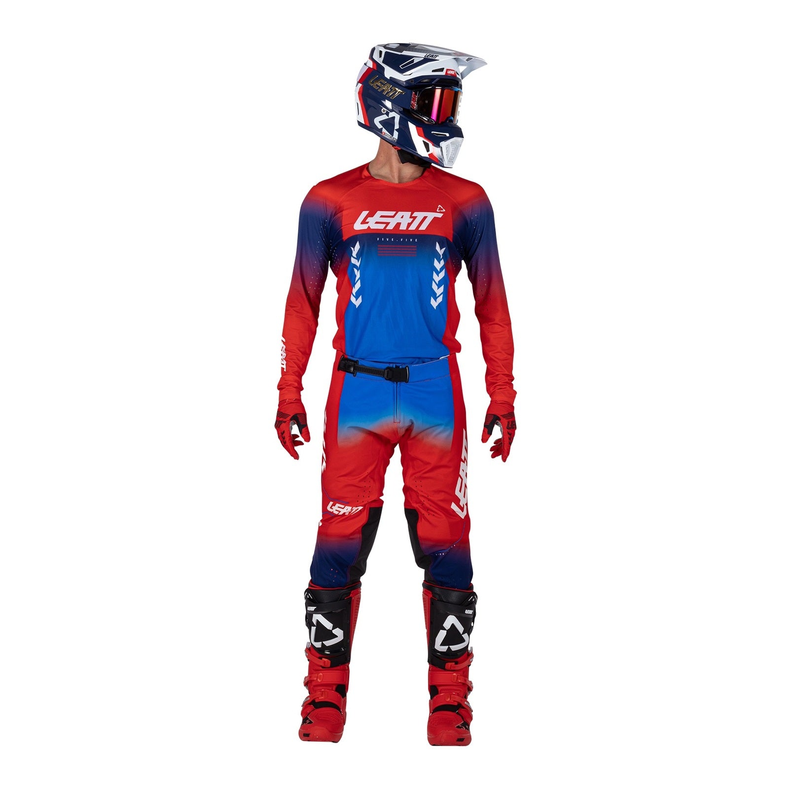 Leatt 2026 5.5 I.K.S. Pant - Royal Blue / Red