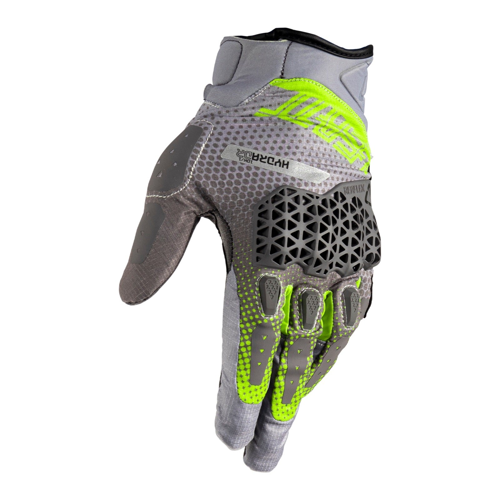 Leatt 5.5 ADV HydraDri Glove (Short) - Grey / Hi-Viz